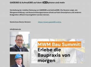 Aufmass auf der Baustelle